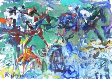 horse racing 02 impressionist Oil Paintings